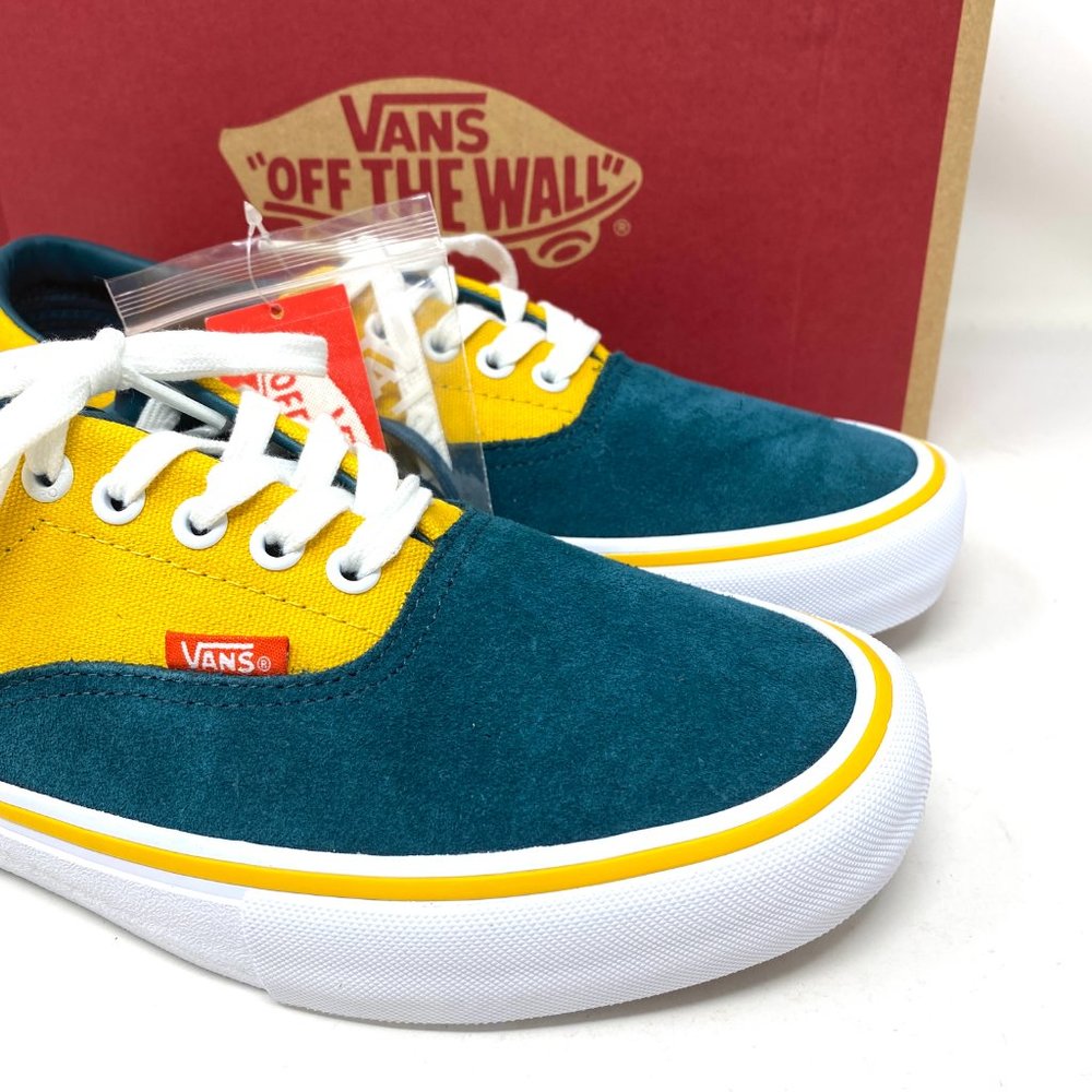 💖MEGA SALE💖VANS Era Pro Prime Atlantic Shoes Women’s Gold Suede VN0A347L0V1 - Picture 8 of 10